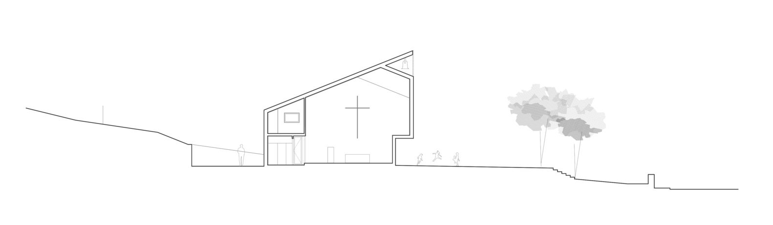 经济实用,融入历史与宗教的乡村教堂设计-47