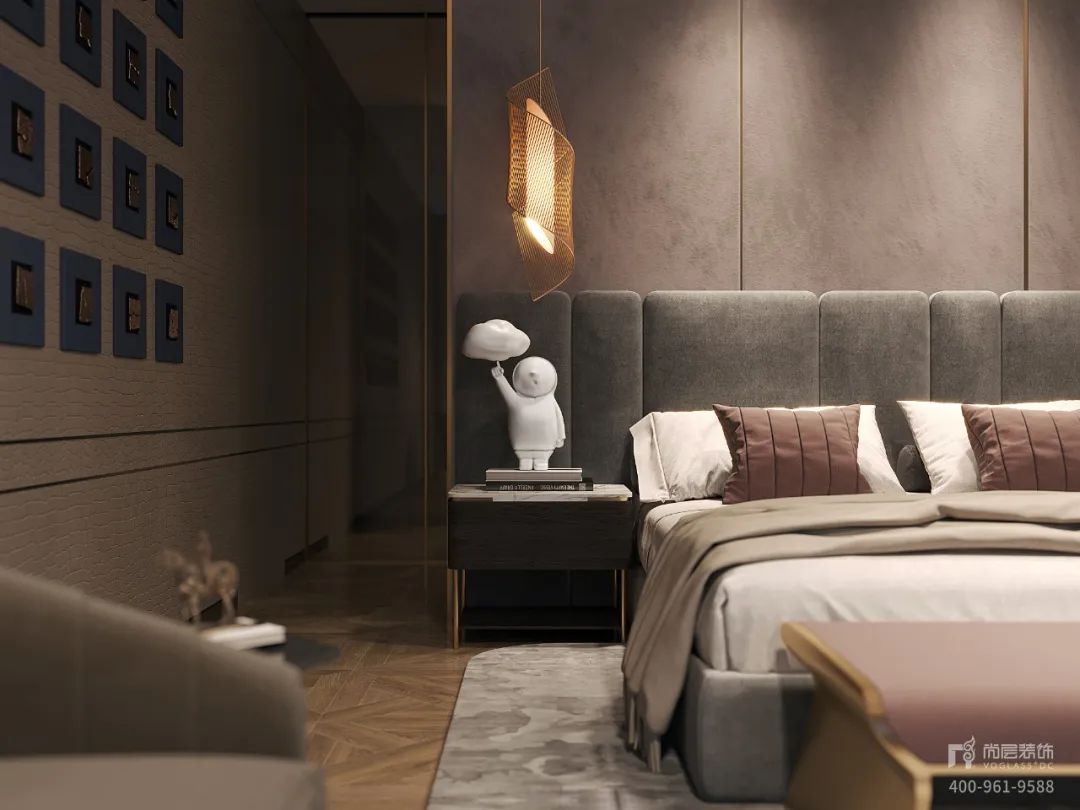 尚层装饰 | 张永吉 | 深色系空间设计，细节展现生活品质-25