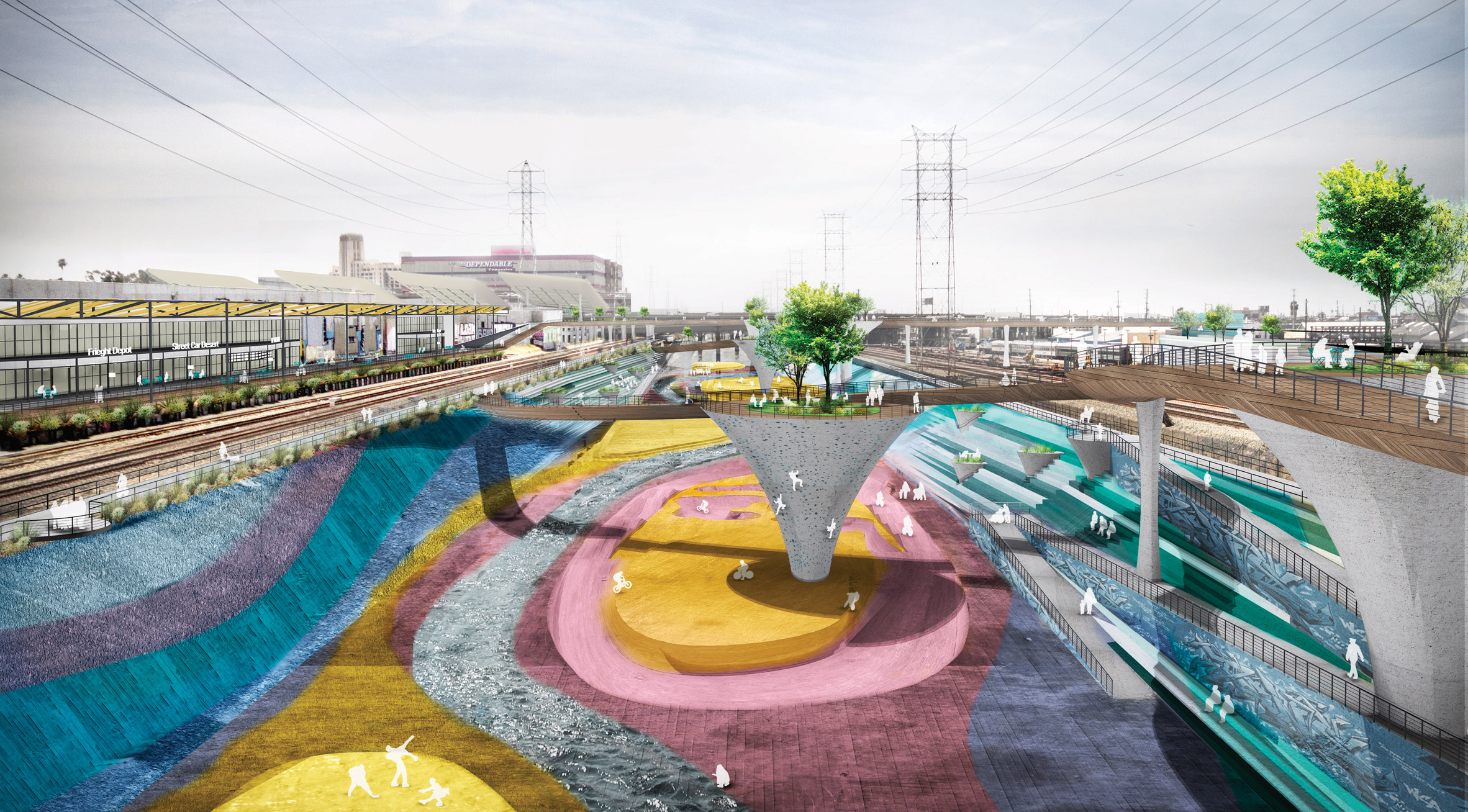 Architecture firms reimagine the Los Angeles River-17