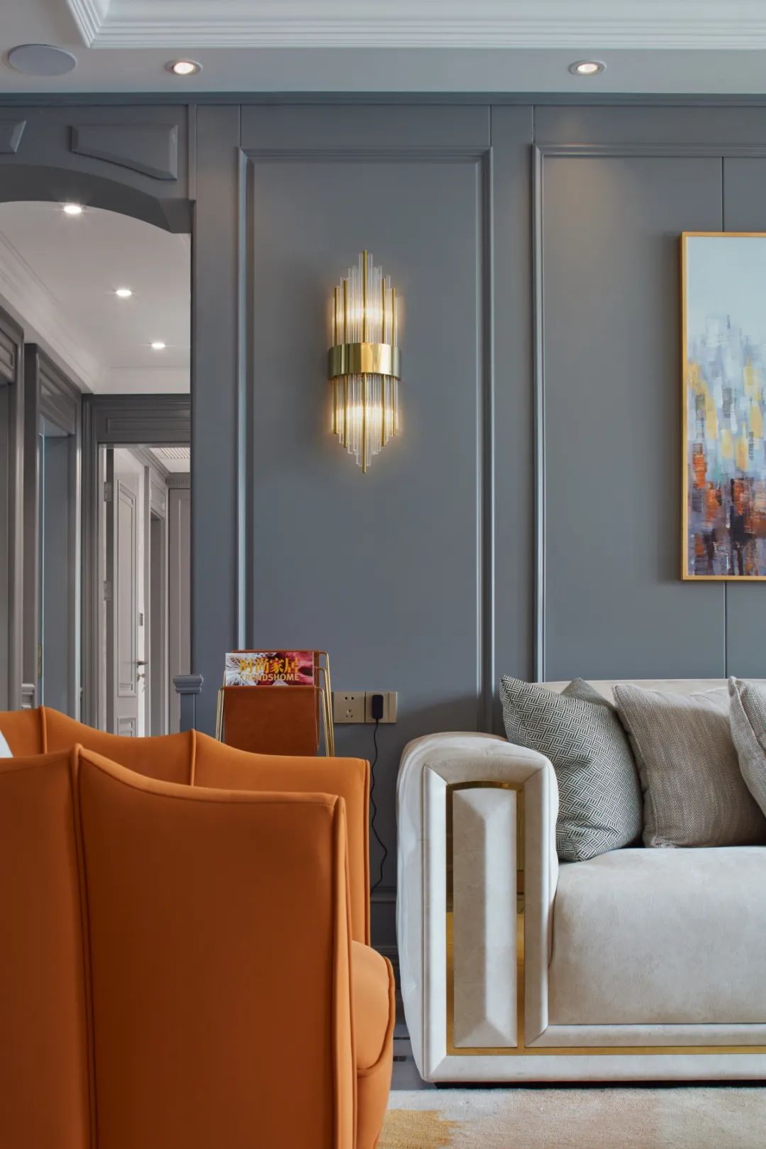 蓝色多瑙河恋曲 · 南宁四房两厅优雅空间设计丨中国南宁丨柒颜设计-43