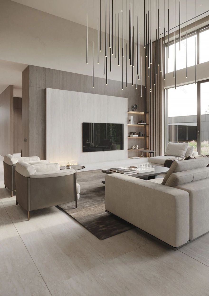 奢华 石灰华-木材-5