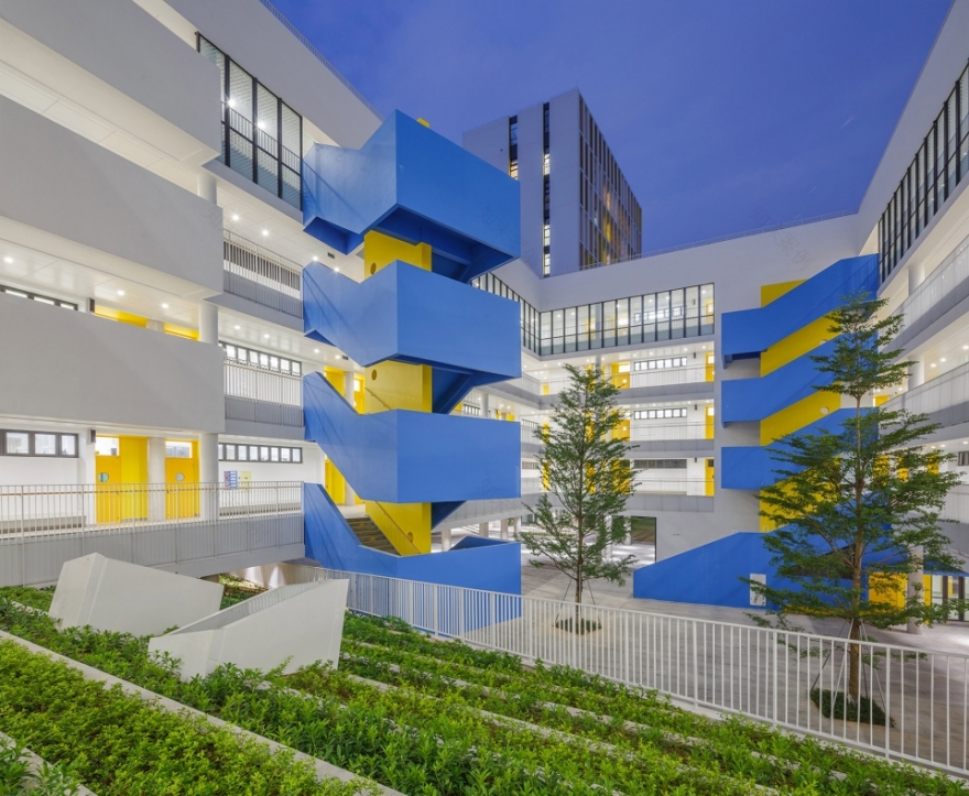 华中师范大学附属龙园学校 | 绿色校园,互动空间-63