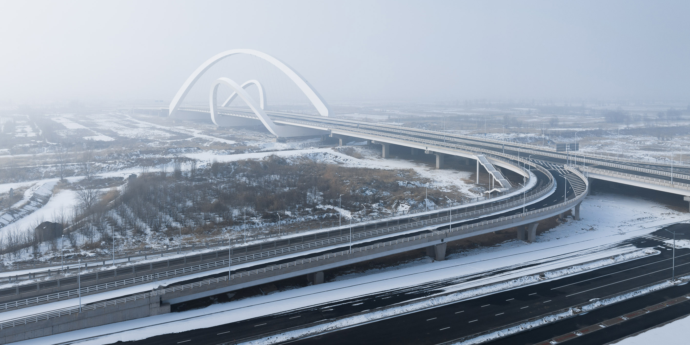 潇河大桥丨中国太原丨TJAD,China-0