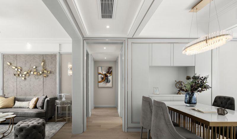 盛世年华 | 轻奢灰调美式空间设计-15