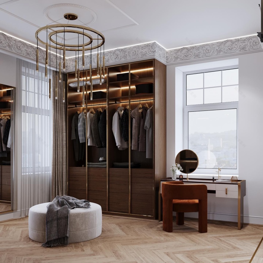 卧室嵌入式衣柜设计丨INJIR室内设计工作室等-114