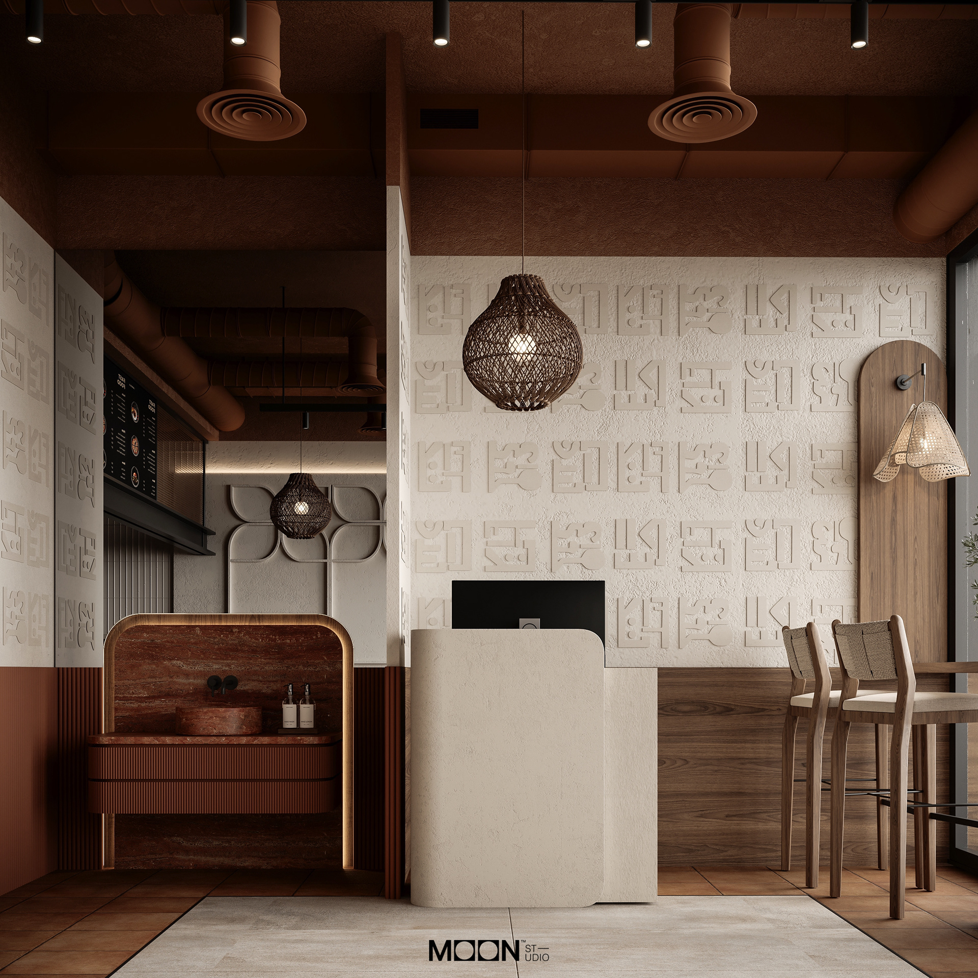 咖啡馆设计

注：Desgin可能是拼写错误，正确的应该是Design  丨Moon Studio-12