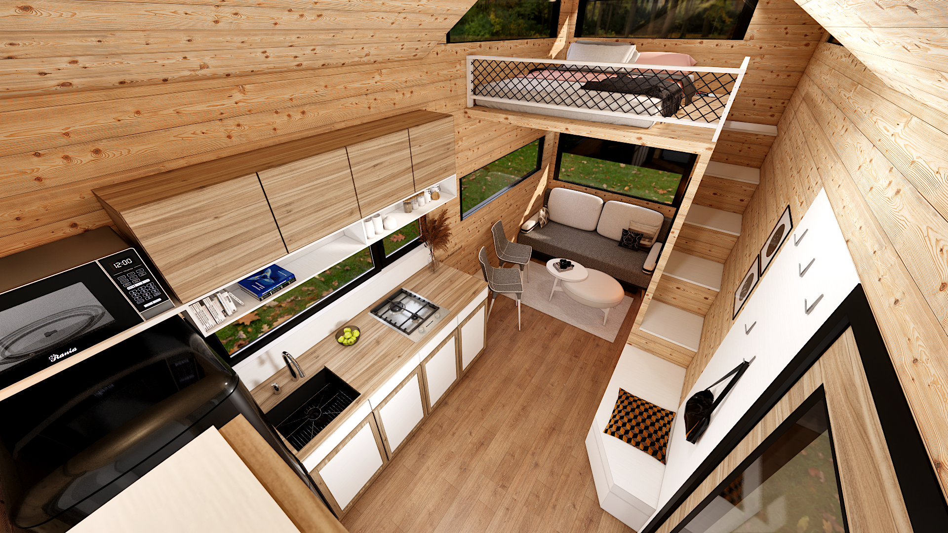 house on wheels tiny house on 20ft-11