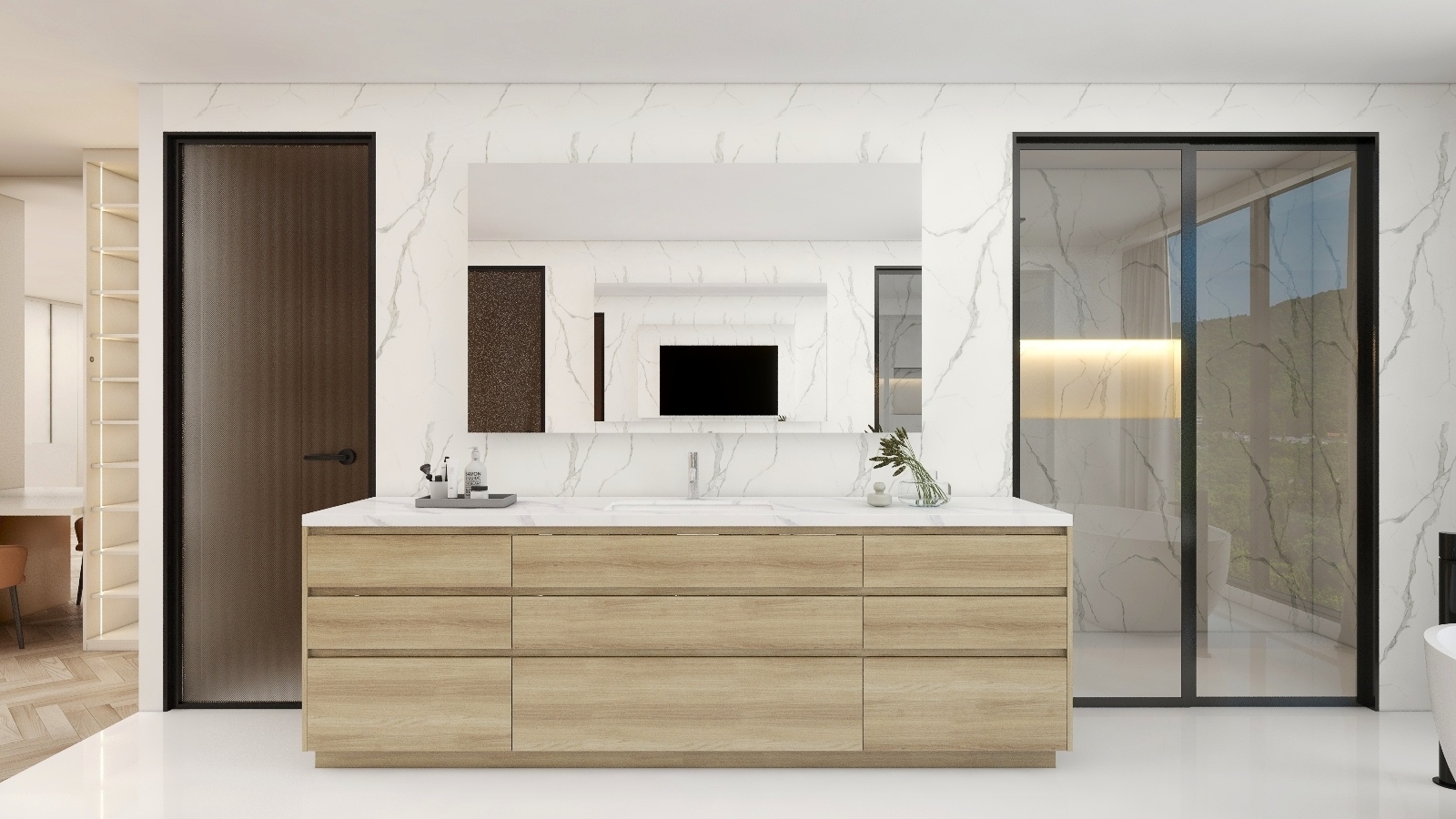 Garden House Pr. Walk-in /Bathroom Design-1