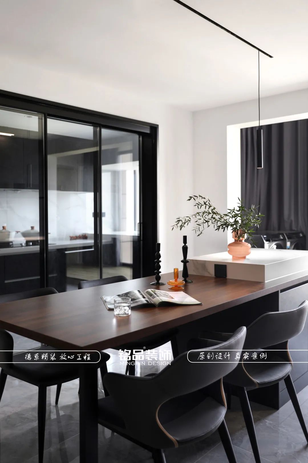 黑白简约,现代时尚 · 150㎡温馨舒适家居设计丨铭品装饰-29