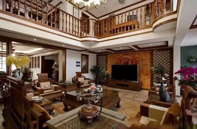 300 平别墅中式风华,彰显传统家居魅力-9