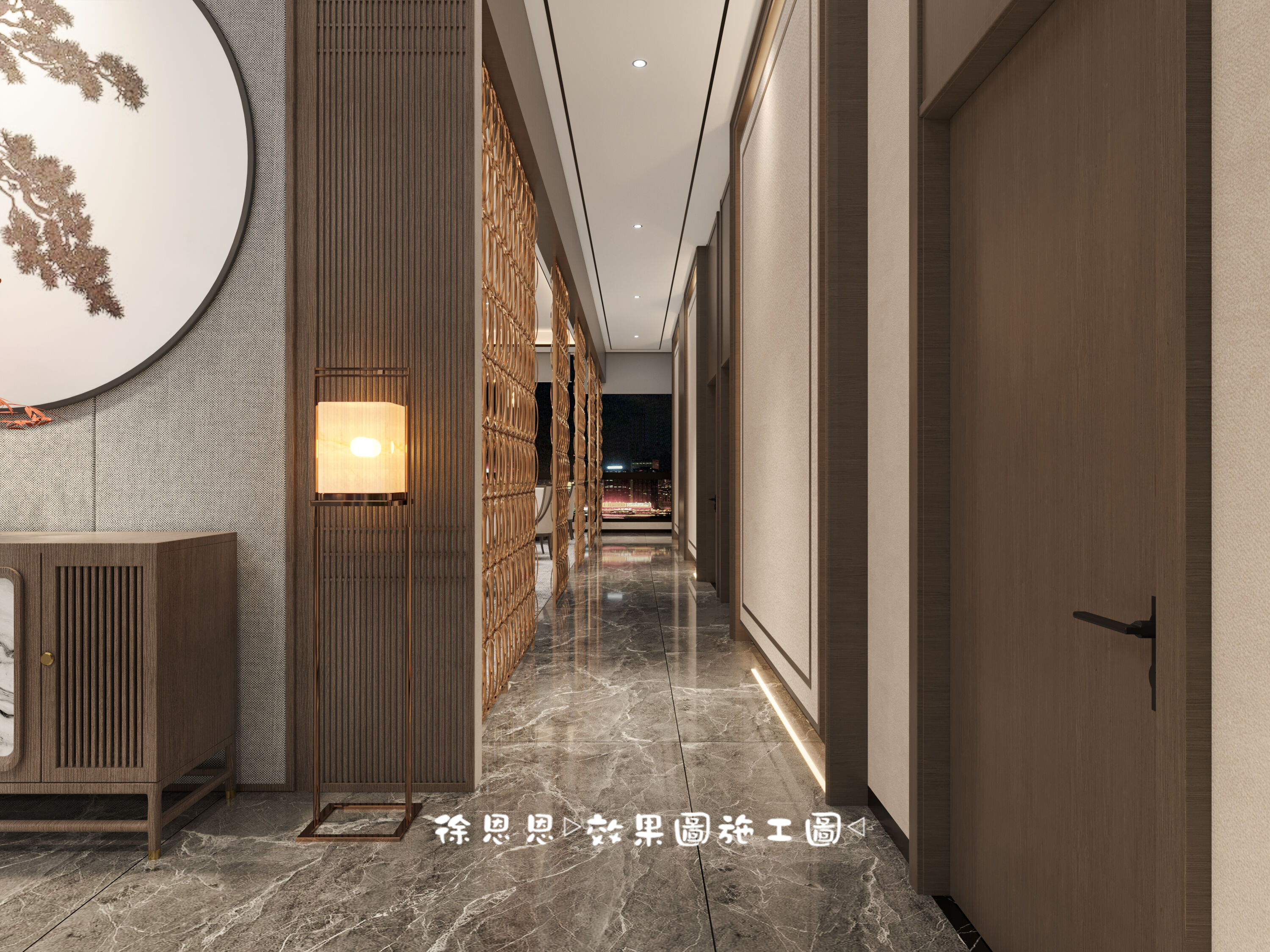 新中式饭店，温婉优雅与现代空间的完美结合-7