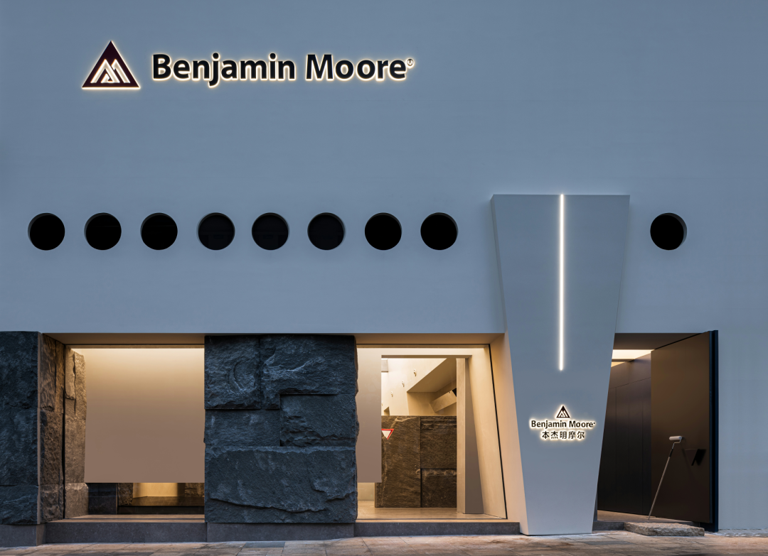 光之峡谷本杰明摩尔涂料展厅丨中国惠州丨质感建筑设计-7