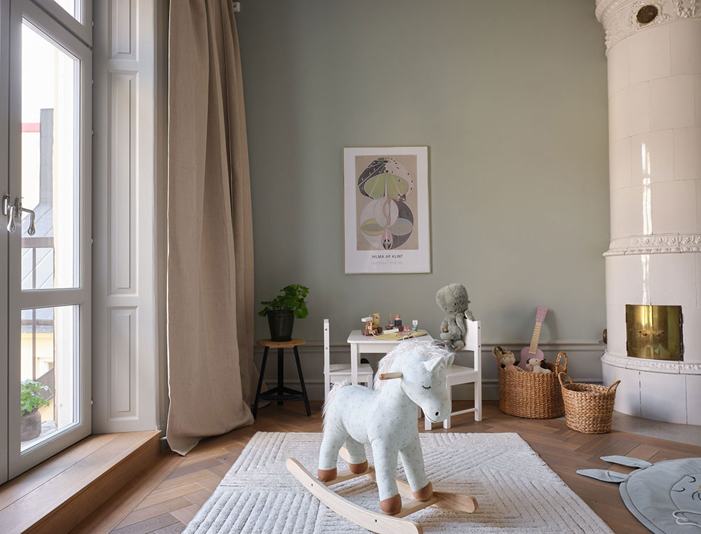 斯德哥尔摩独特阁楼公寓 | 乡村风格与现代设计完美结合-14