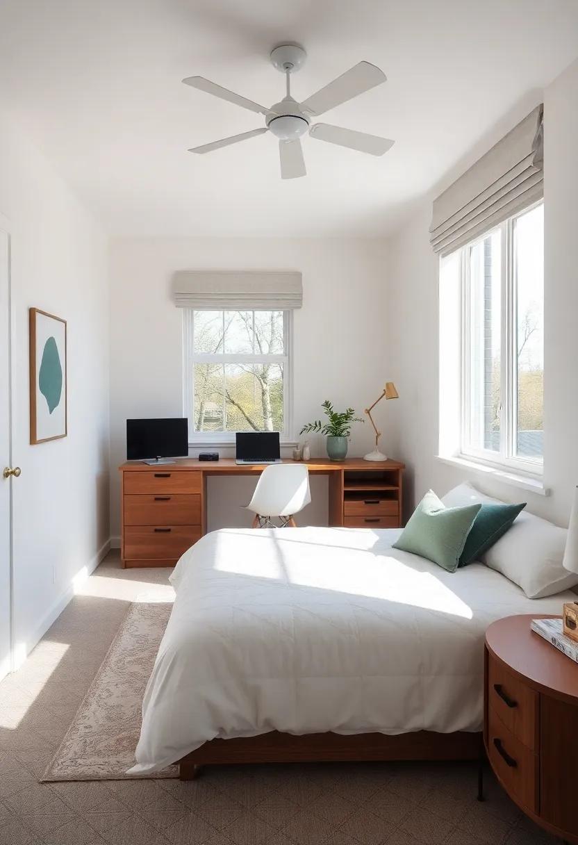 用时尚角落书桌改造小卧室-138