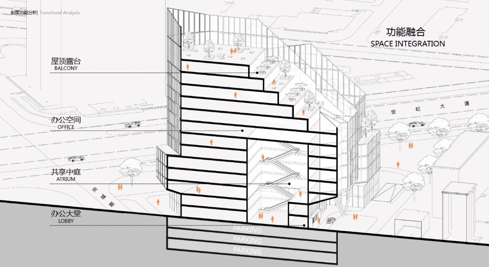 陆家嘴世纪大道越凌大厦丨中国上海丨上海天华建筑设计有限公司-53