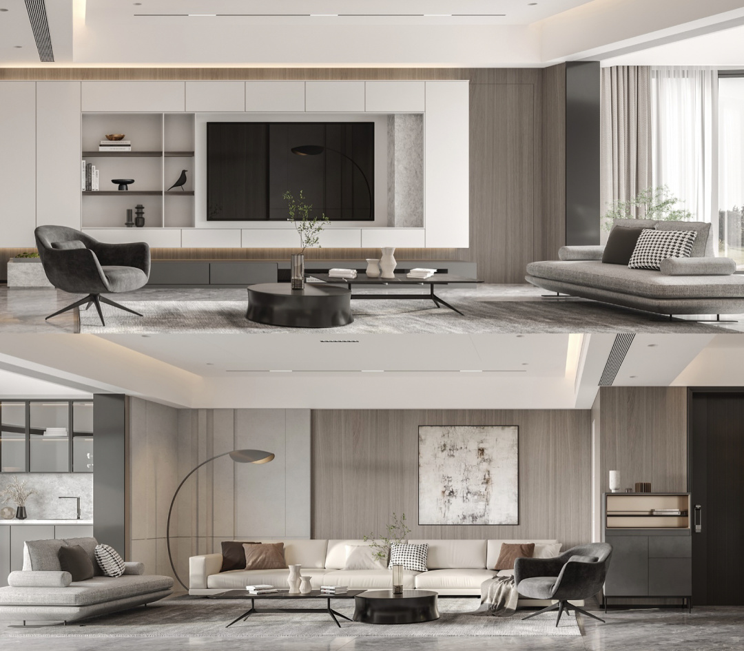 现代简约平层设计之光影艺术-6