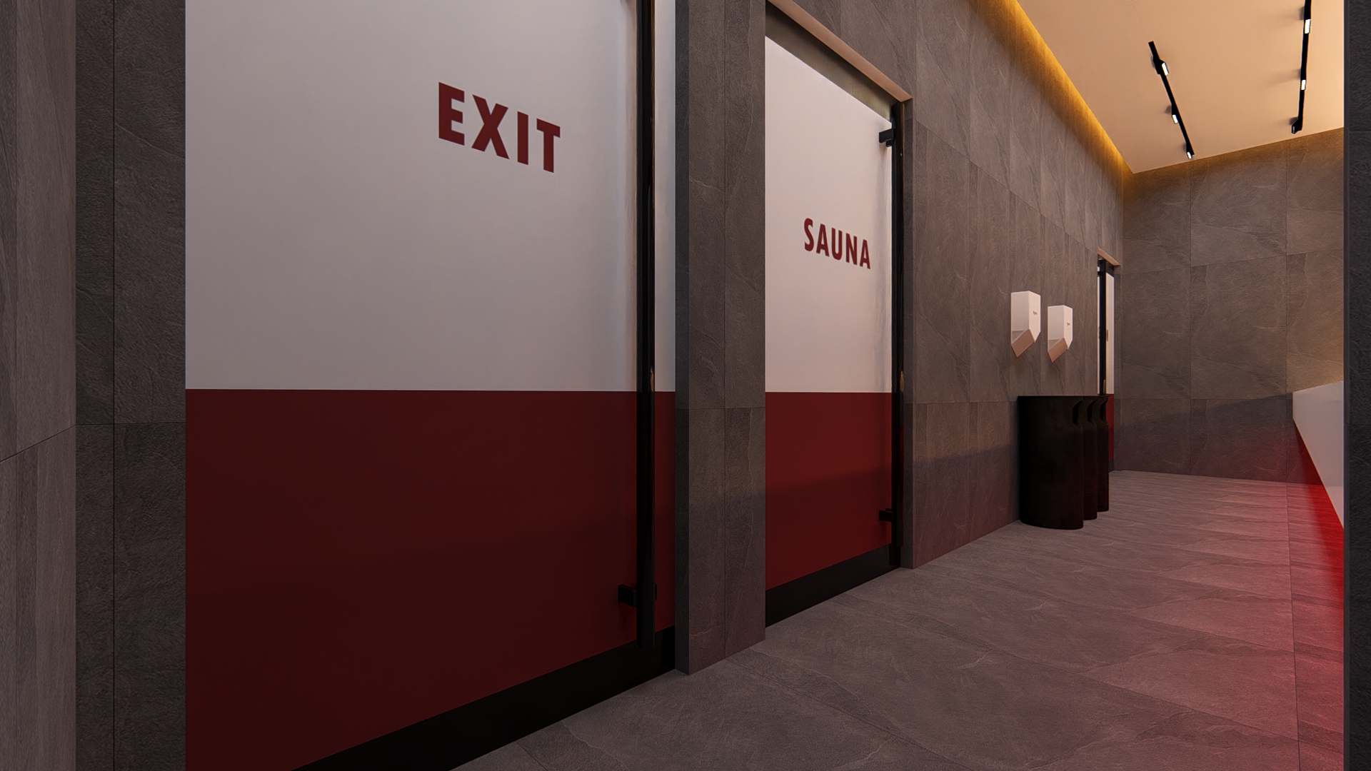 健身房更衣室及湿区室内设计-20