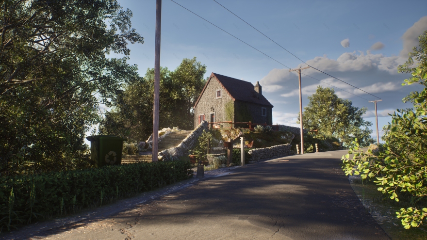 Unreal Engine中的老房子场景-5