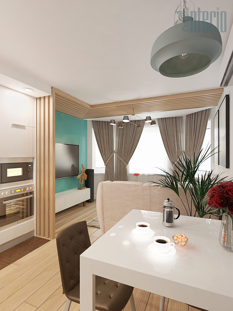 95平米公寓室内设计项目丨俄罗斯诺夫哥罗德丨INTERIO设计工作室-11