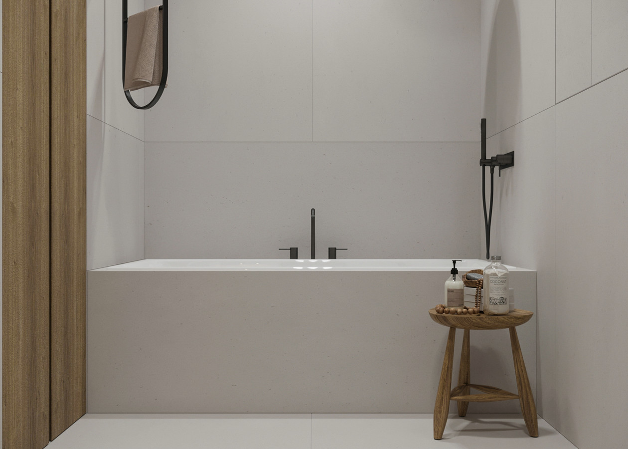 94㎡高级灰色系公寓设计-20