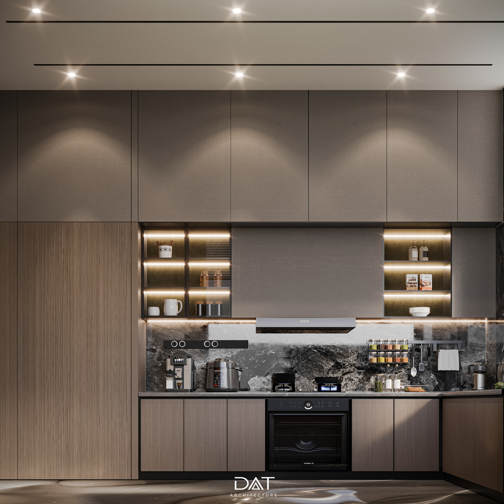 SAS别墅厨房室内BIM开发项目-11