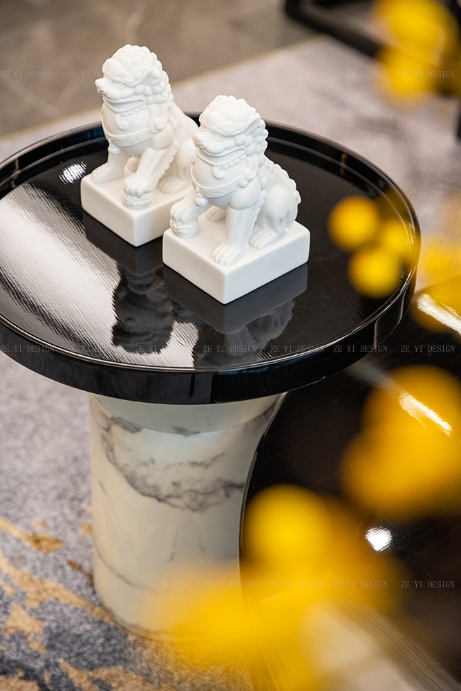 衢州开化 128㎡新中式楼盘样板房设计-14