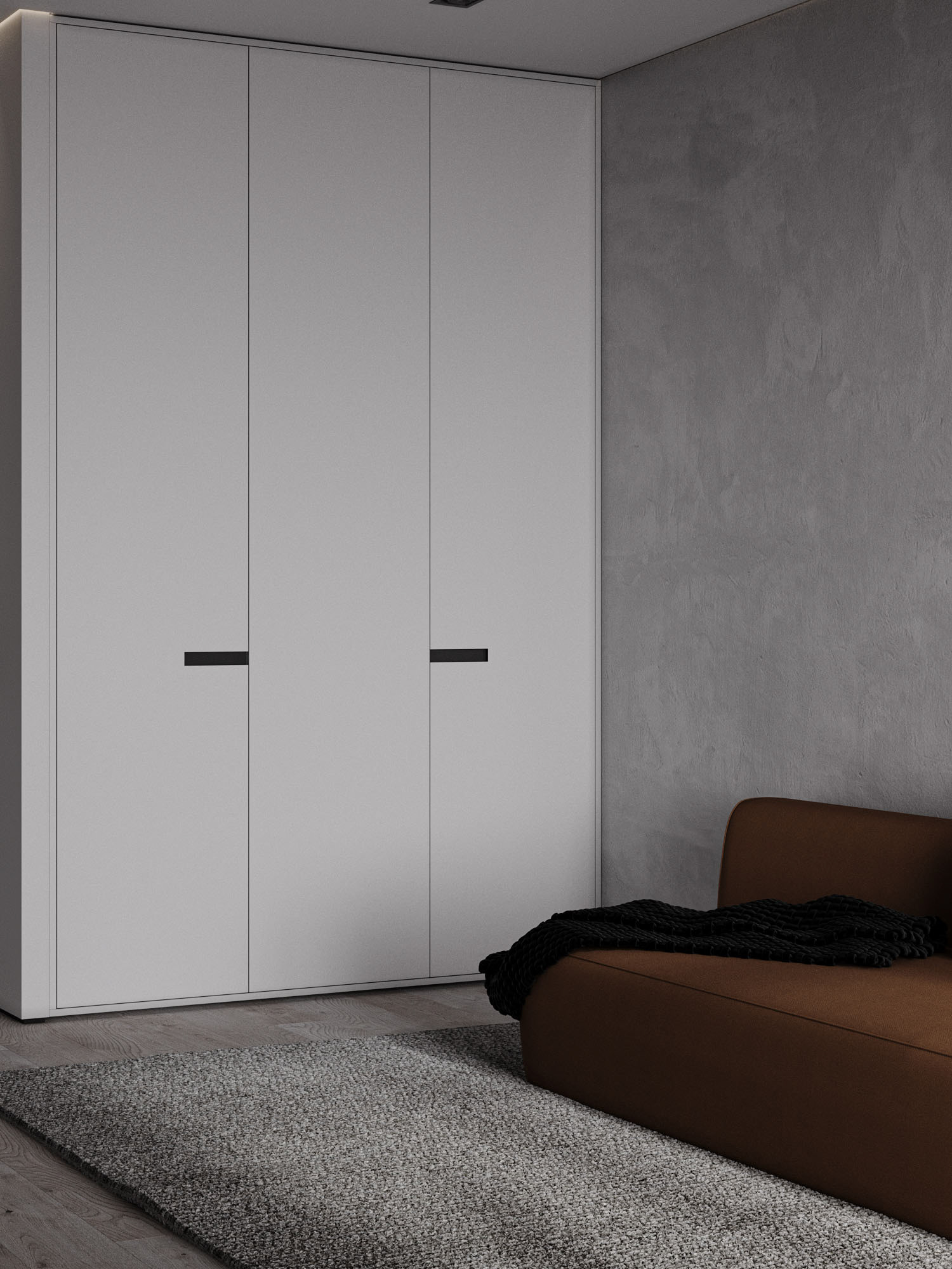 深色系公寓设计 既稳重又有设计感-23