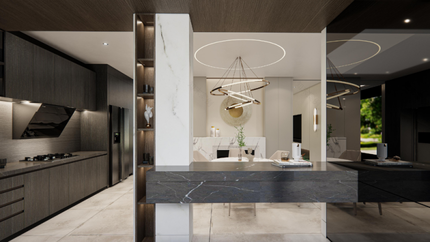 简约美学别墅丨中国湘潭丨屋上三间-26