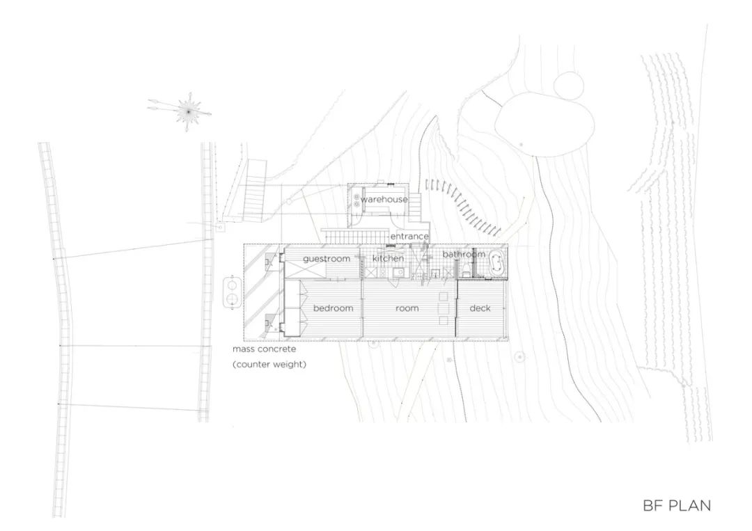 日本山村里的 72 m²混凝土度假别墅-28