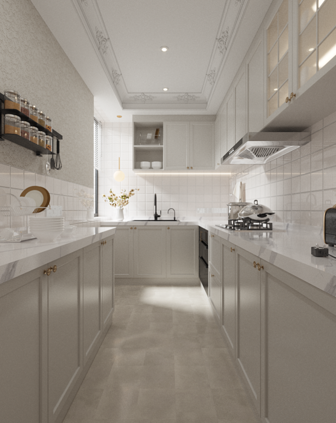 法式浪漫满溢的巴黎公寓设计丨法国巴黎-16