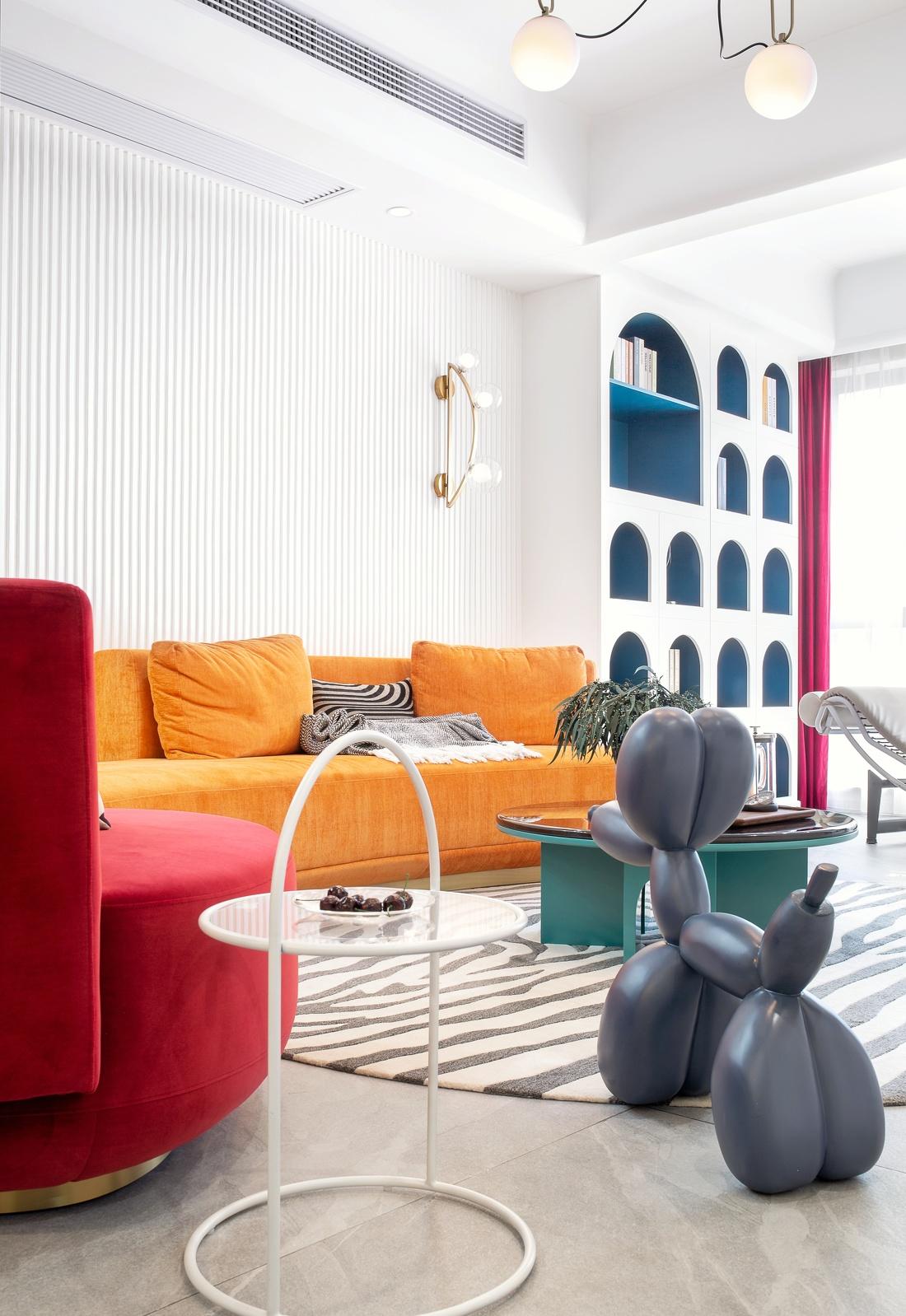 色彩斑斓的现代家居空间,巧妙融入传统元素-3