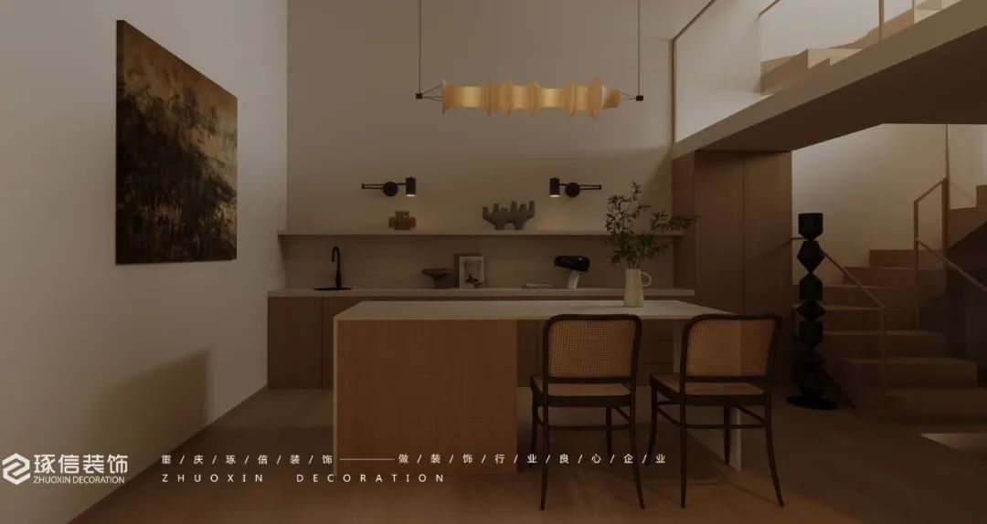 龙湖源著原木中古风丨中国重庆丨琢信装饰-18