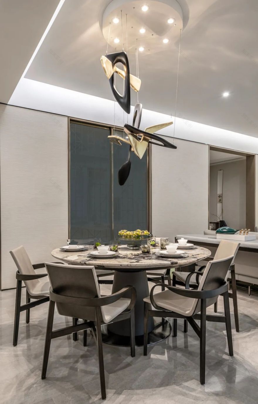 绿城杭州 328㎡简璞美居丨中国杭州丨赛瑞迪普空间设计-14