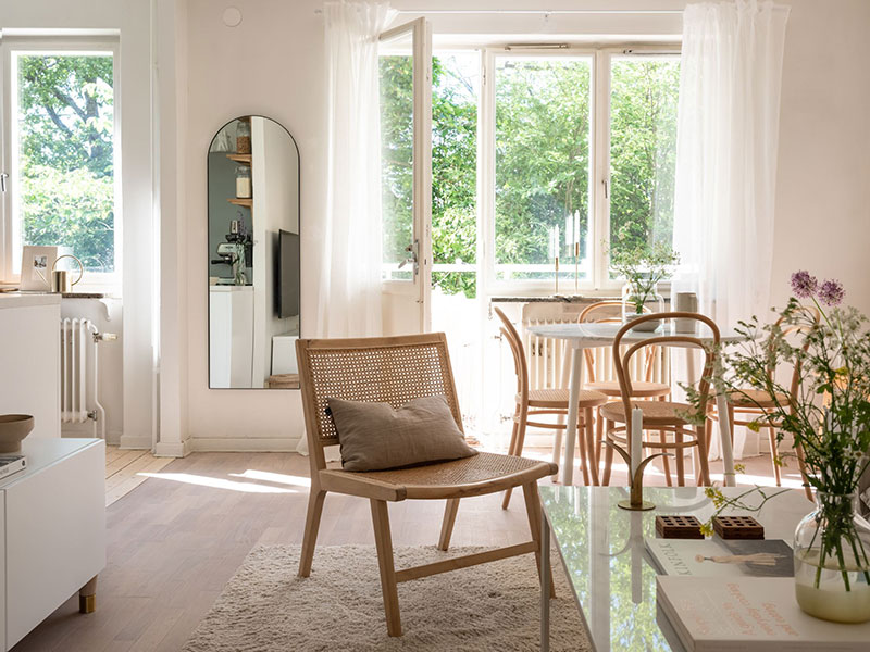 瑞典 48 平米温馨公寓 | 预算有限，设计无限-3