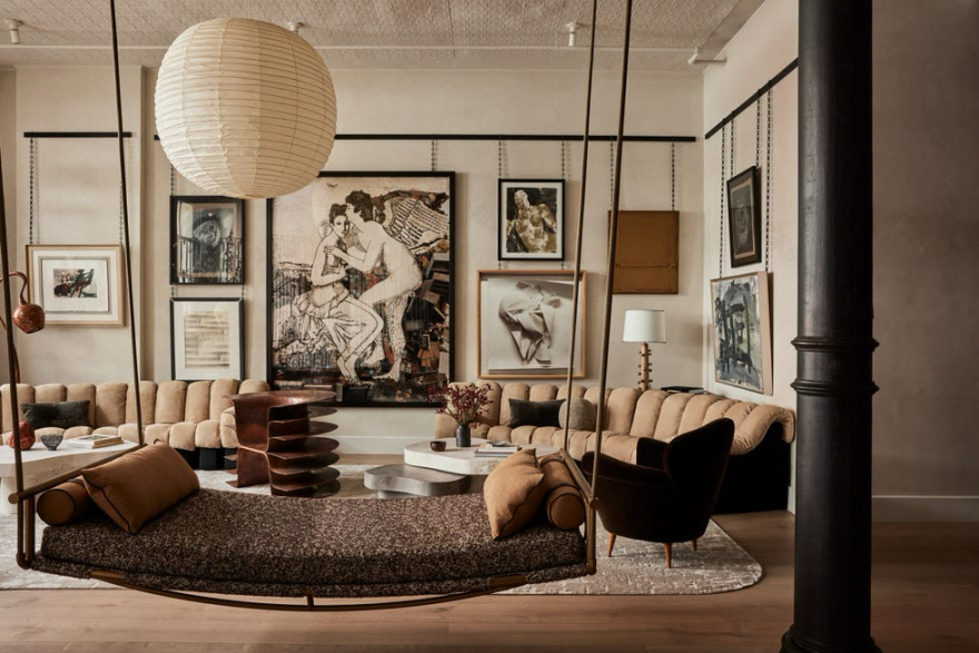 以电影主人公为灵感,打造暗黑时尚空间-0