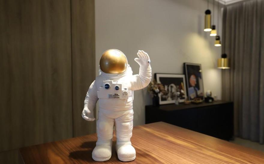 广州轻奢北欧风大户型设计,多元素空间利用-76