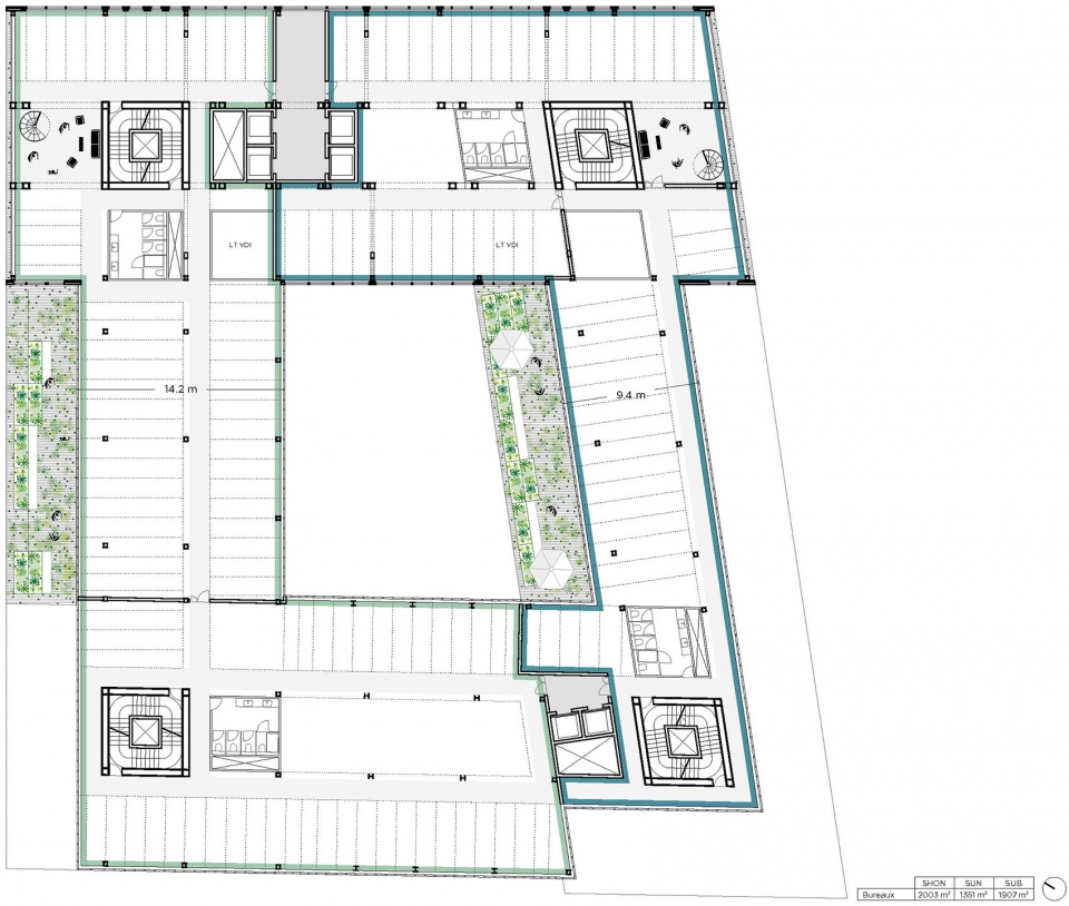 跨越铁道的巴黎 Panorama 办公大楼-46