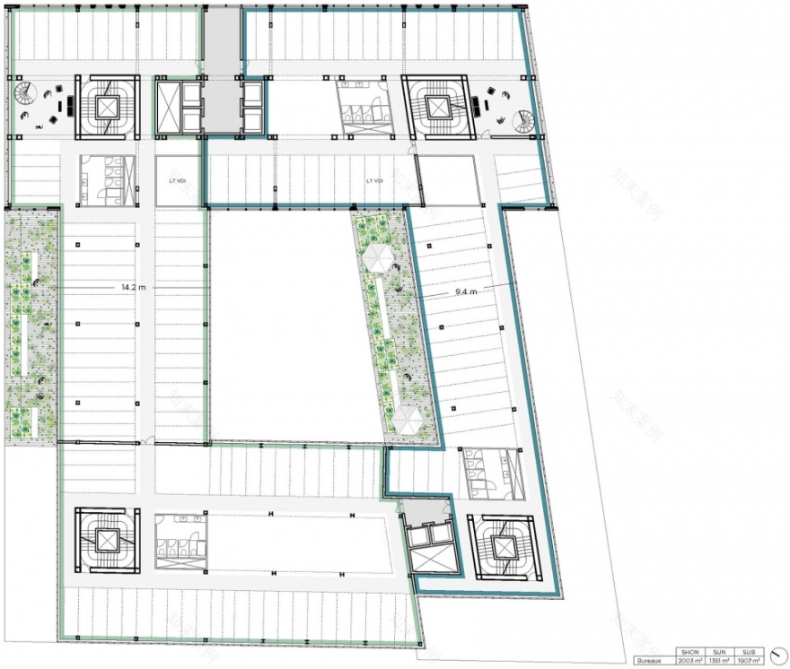 跨越铁道的巴黎 Panorama 办公大楼-46
