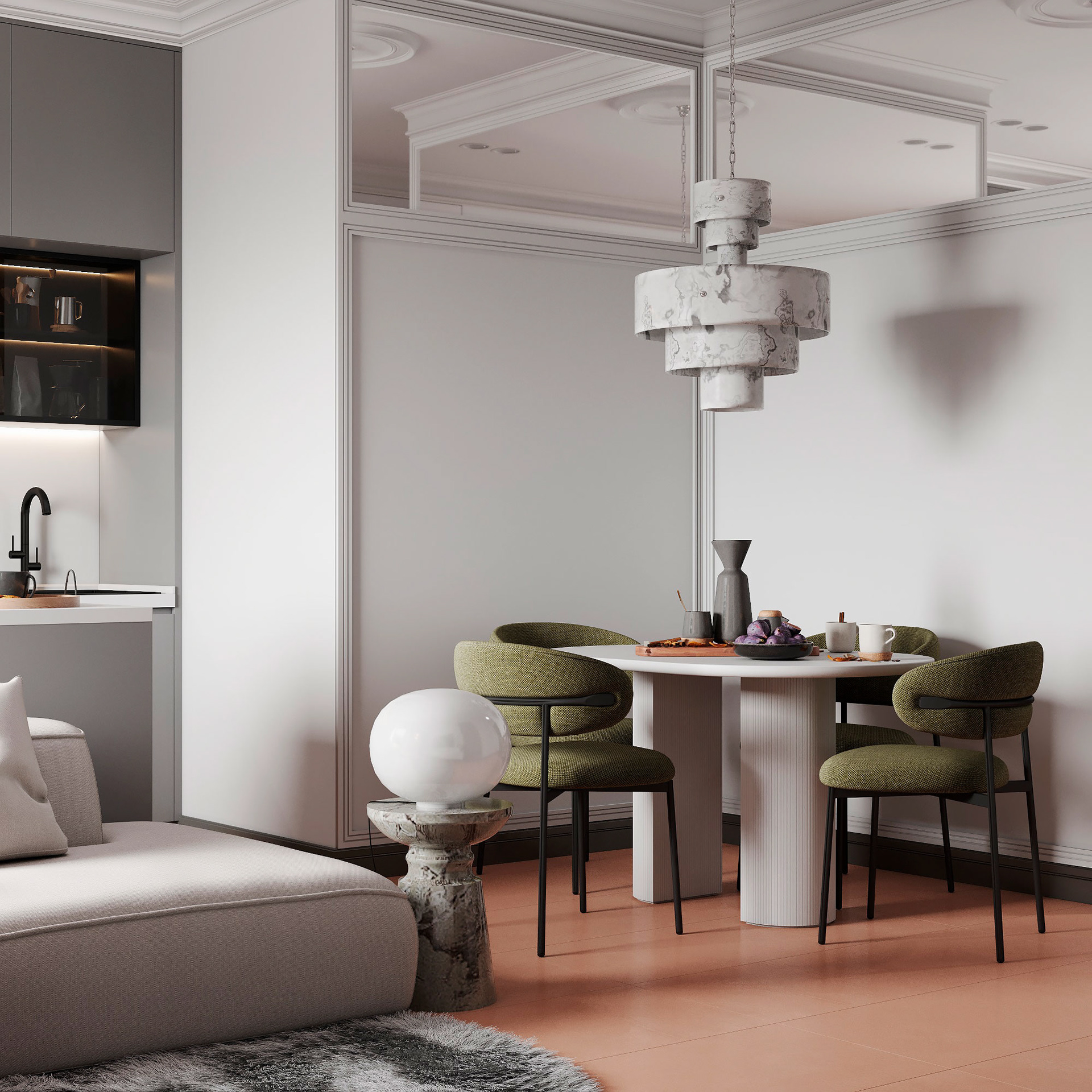 48㎡小空间公寓设计 超有感觉！-7