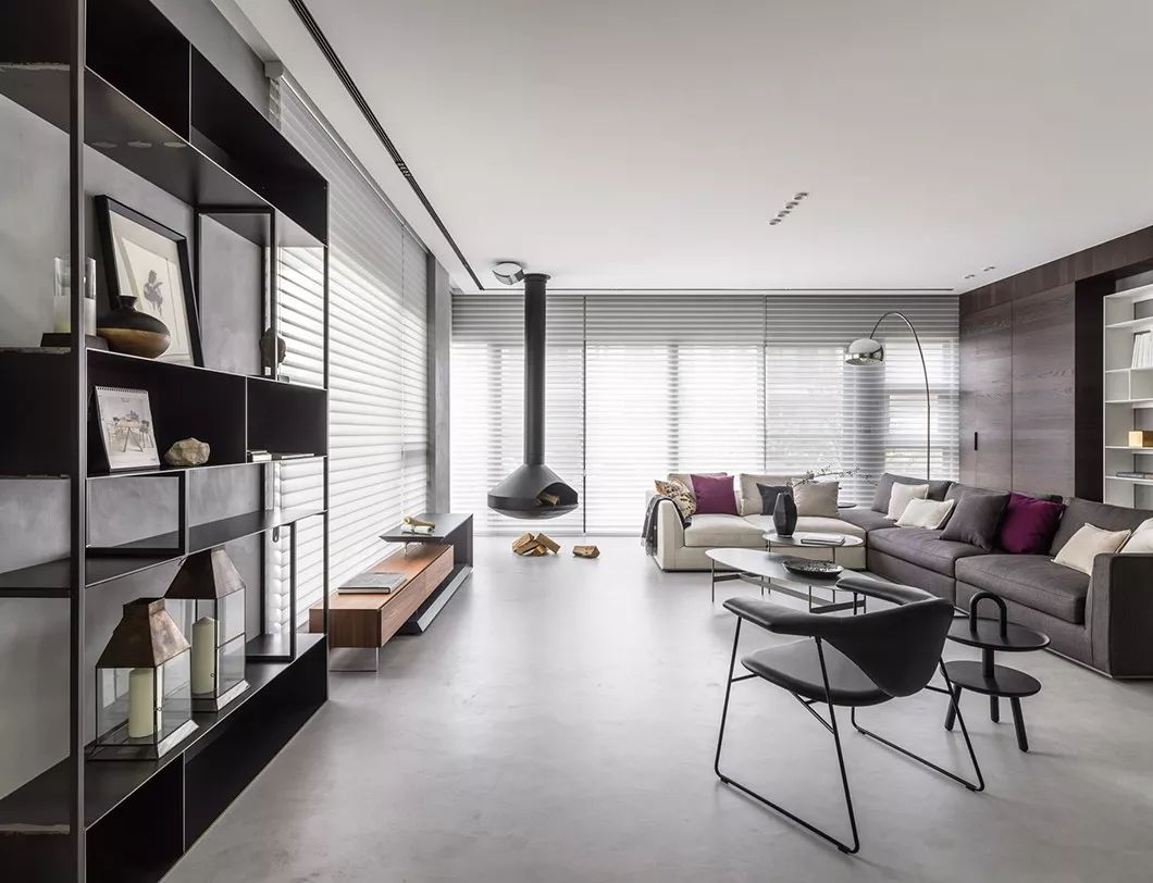 110 坪四层别墅，极简线条与自然元素共融-13