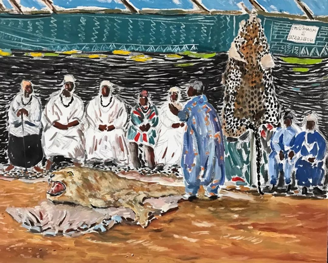 黄建兵非洲油画作品赏析 | 原始与现代的碰撞-41