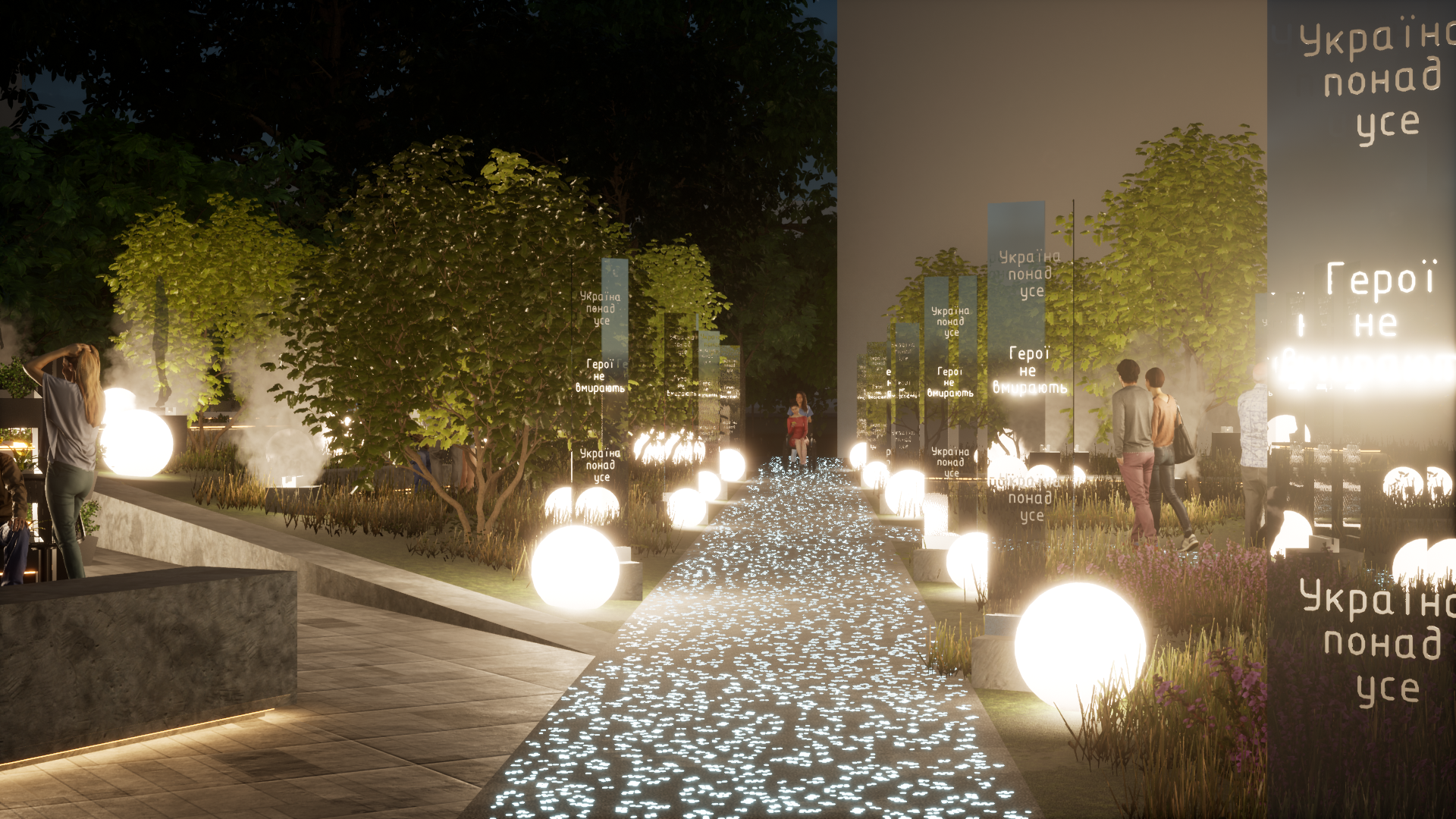 乌克兰英雄纪念公园概念设计丨Vizdome Space-12