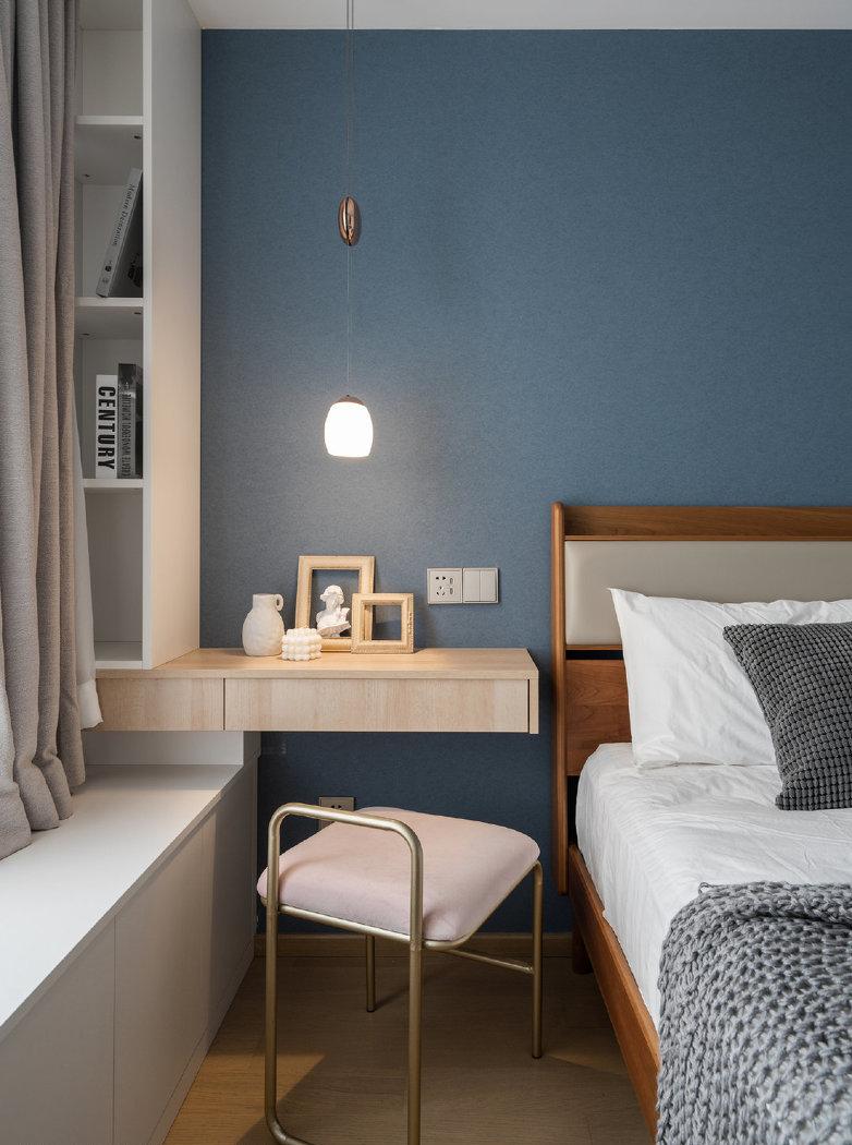 纯净蓝白小北欧,现代简约风典范-29