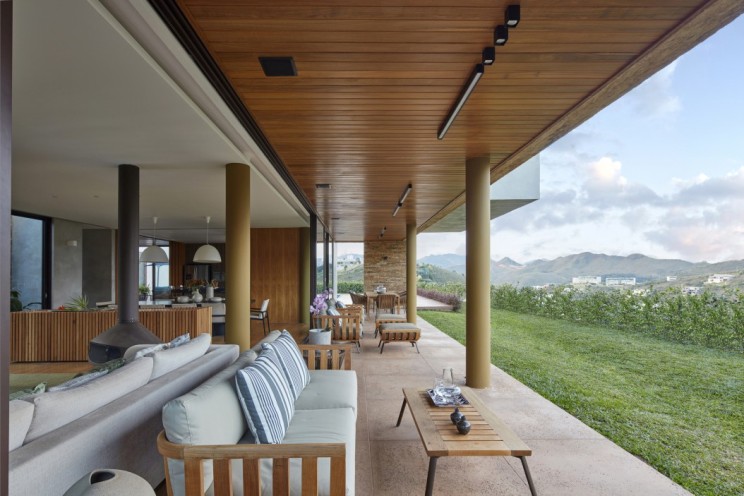 巴西别墅 Valley House丨David Guerra-29