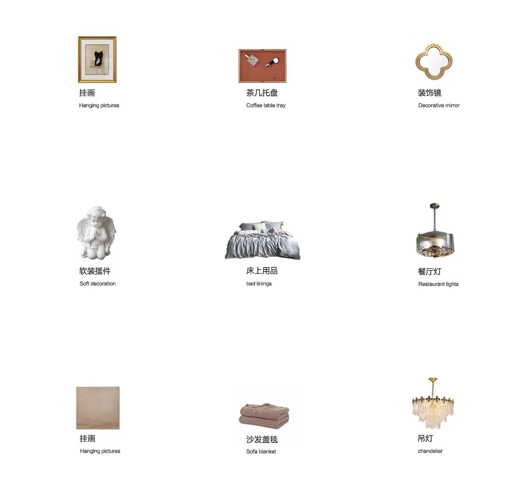 高级灰、牛油果绿、香槟粉，复古与现代并存的浪漫空间 | 宏福樘设计-31