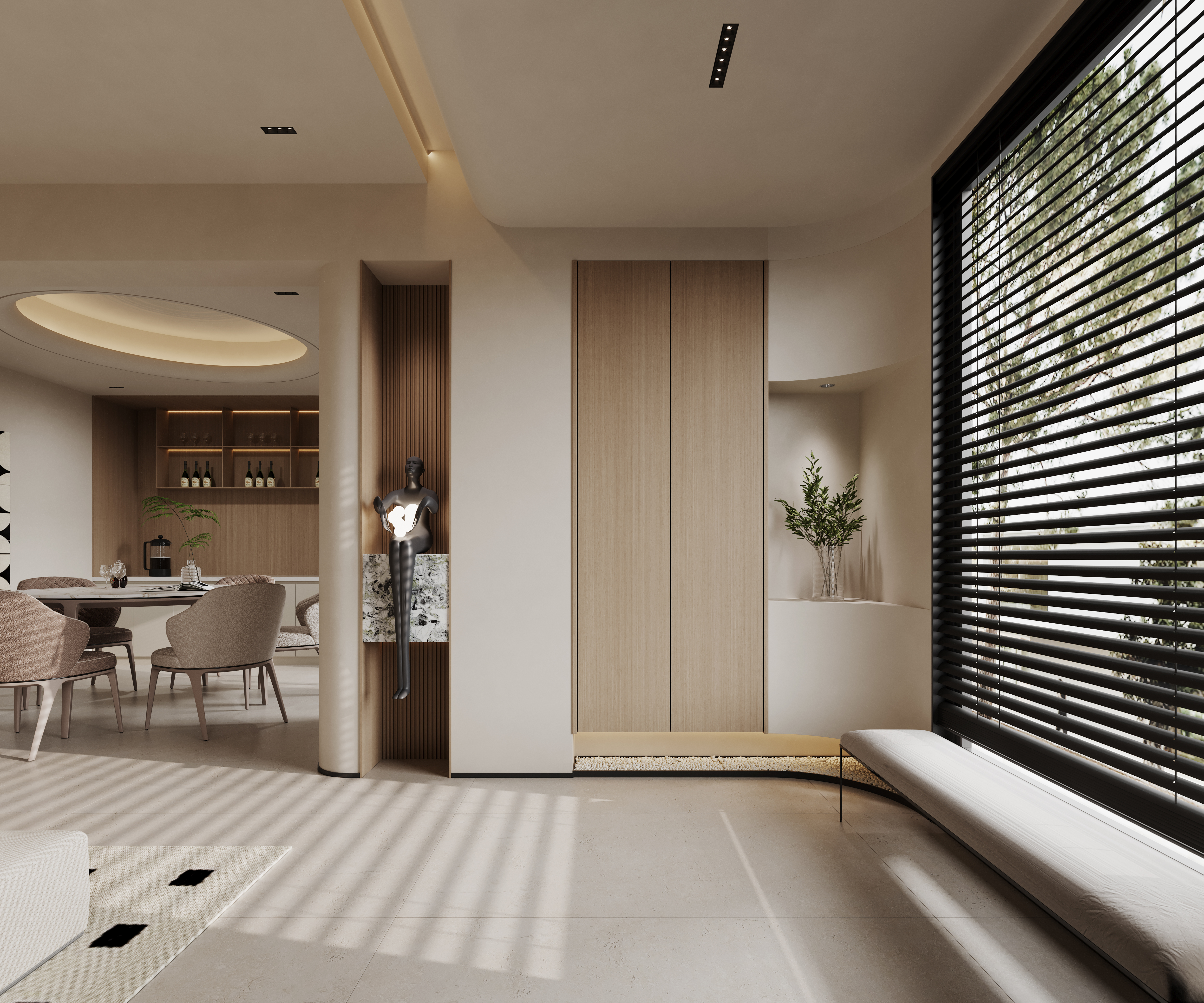 奶油风空间表现-14