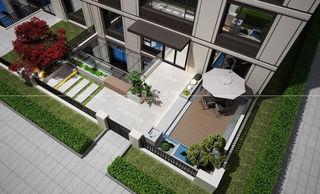 未央金茂府现代下叠别墅设计丨中国西安丨青马别墅设计-10