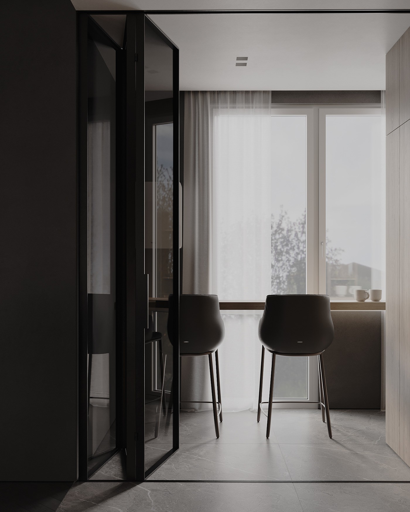 深色系小空间公寓设计-6