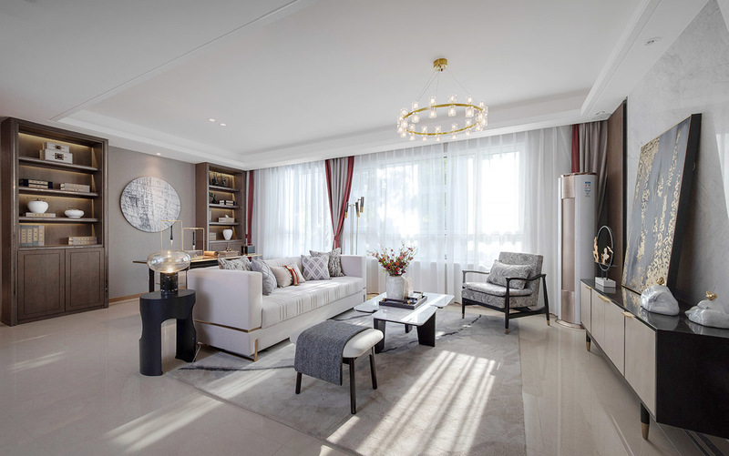 天津金辉北辰宜兴埠样板间 | 秋意浓烈的中式家居设计-26