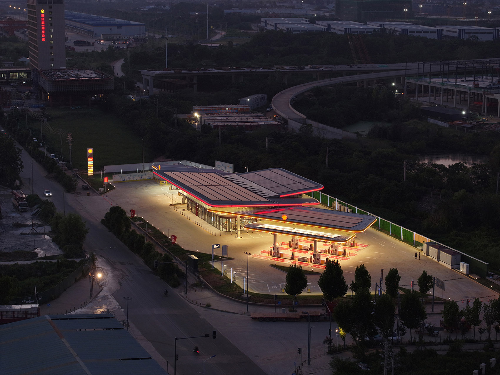 能量群岛·Shell 武汉综合能源站丨中国武汉丨ATAH 介景建筑-4